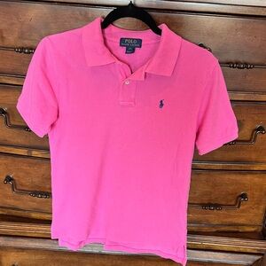Polo by Ralph Lauren Boys Large (14-16) Bright Pink Shirt